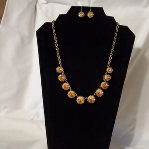 Necklace and earrings (b4)
